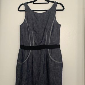 NWOT Denim Dress with Pockets size 8
